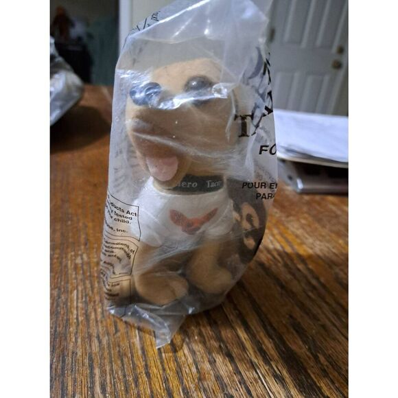 Vintage Taco Bell Applause Toy Plush Toy Chihuahua Yo Quiero Taco Bell w Package - Picture 1 of 6